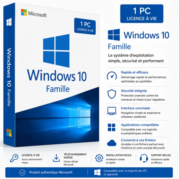 Windows 10 Pro à vie
